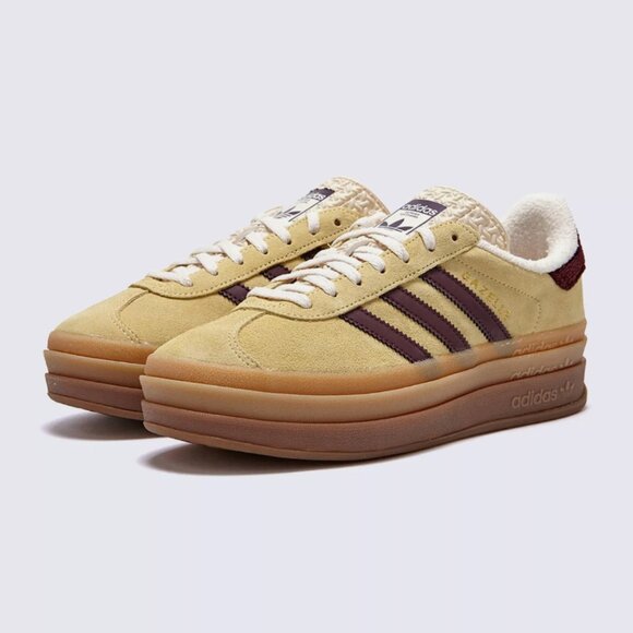 Adidas Originals Gazelle Bold W Almost Yellow Women's Casual Shoes - Picture 2 of 6